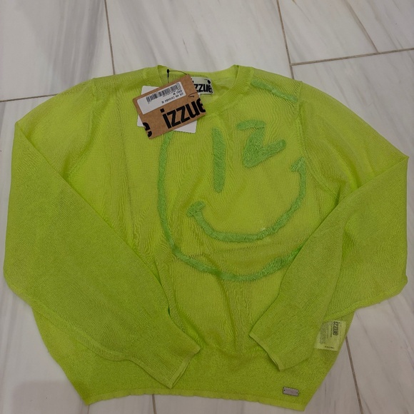 IZZUE SMILEY SWEATER - Picture 1 of 2